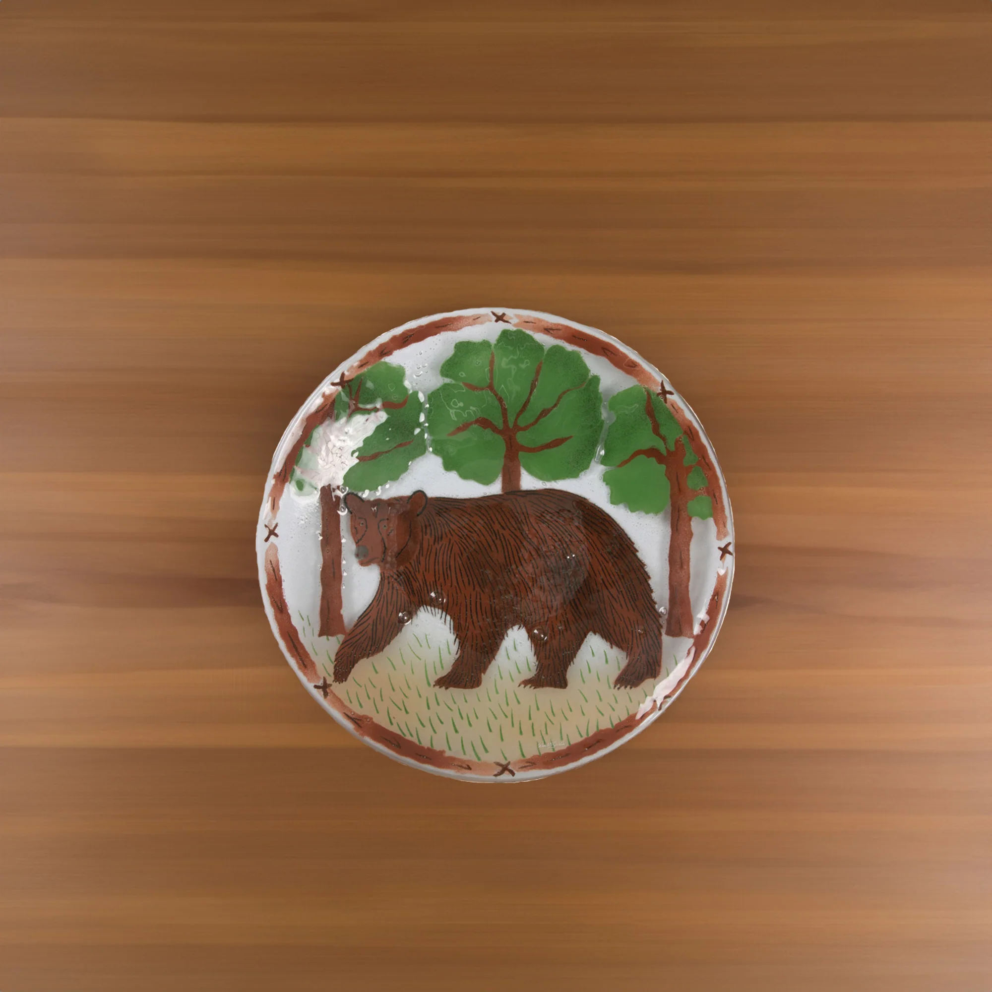 Bear 14" Round Plate - Image 3
