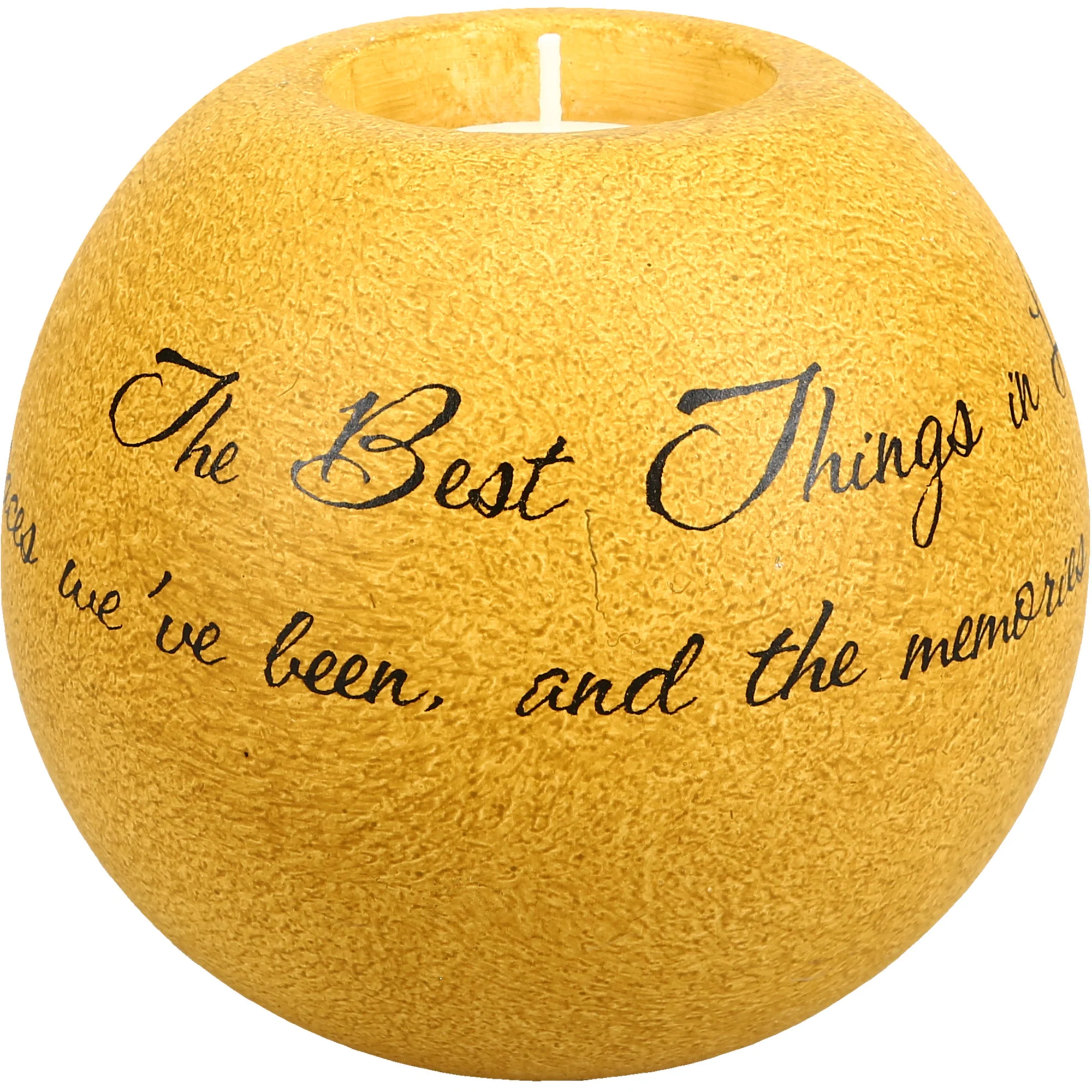 Best Things in Life 4.5" Round Candle Holder - Image 5
