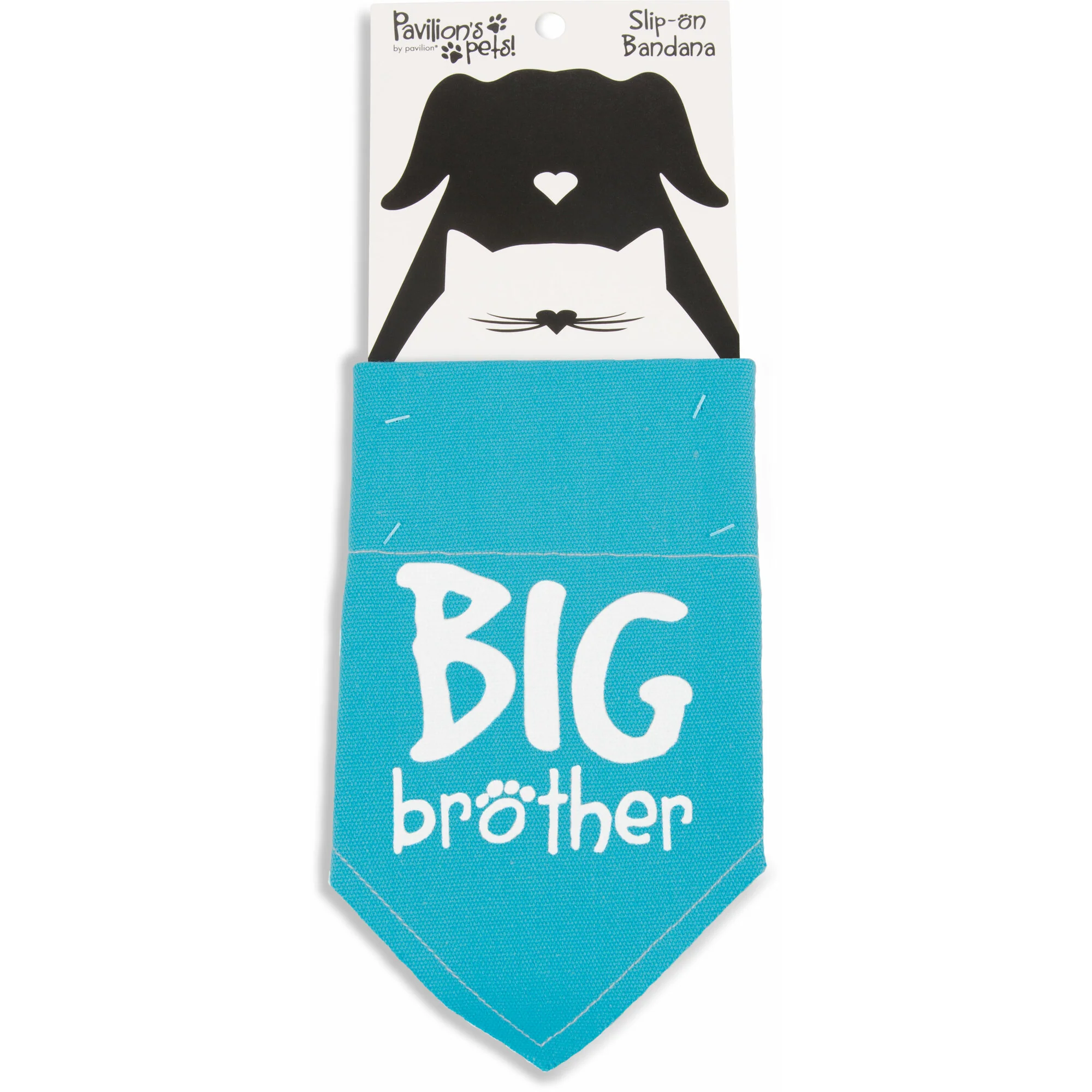 Big Brother 12" x 8" Canvas Slip on Pet Bandana - Image 6