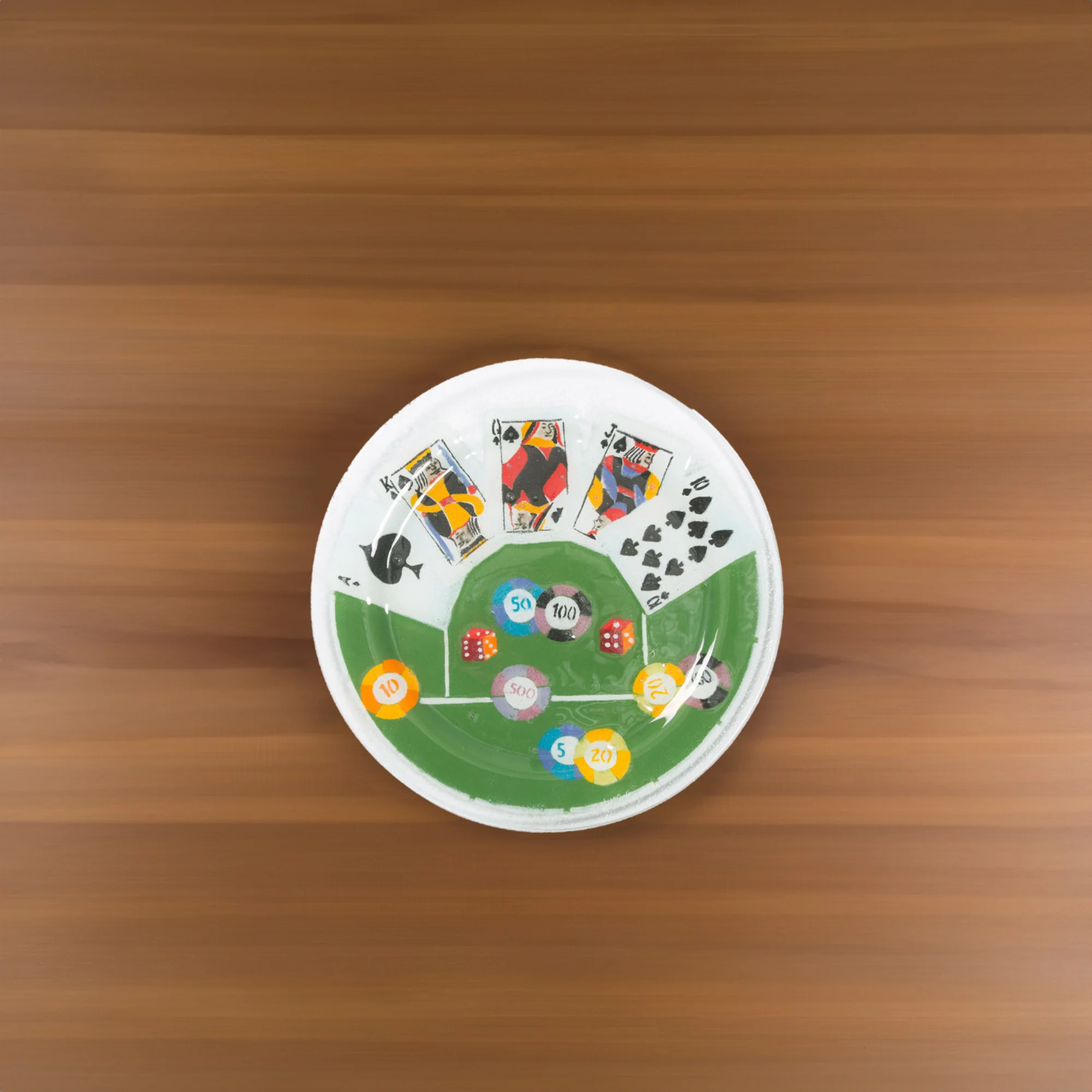 Casino 11" Round Plate - Image 3