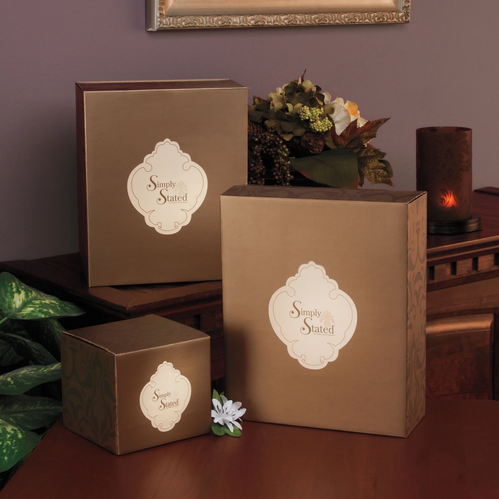 Chocolate Candle Holder 6.5" Cylinder with Base - Image 4