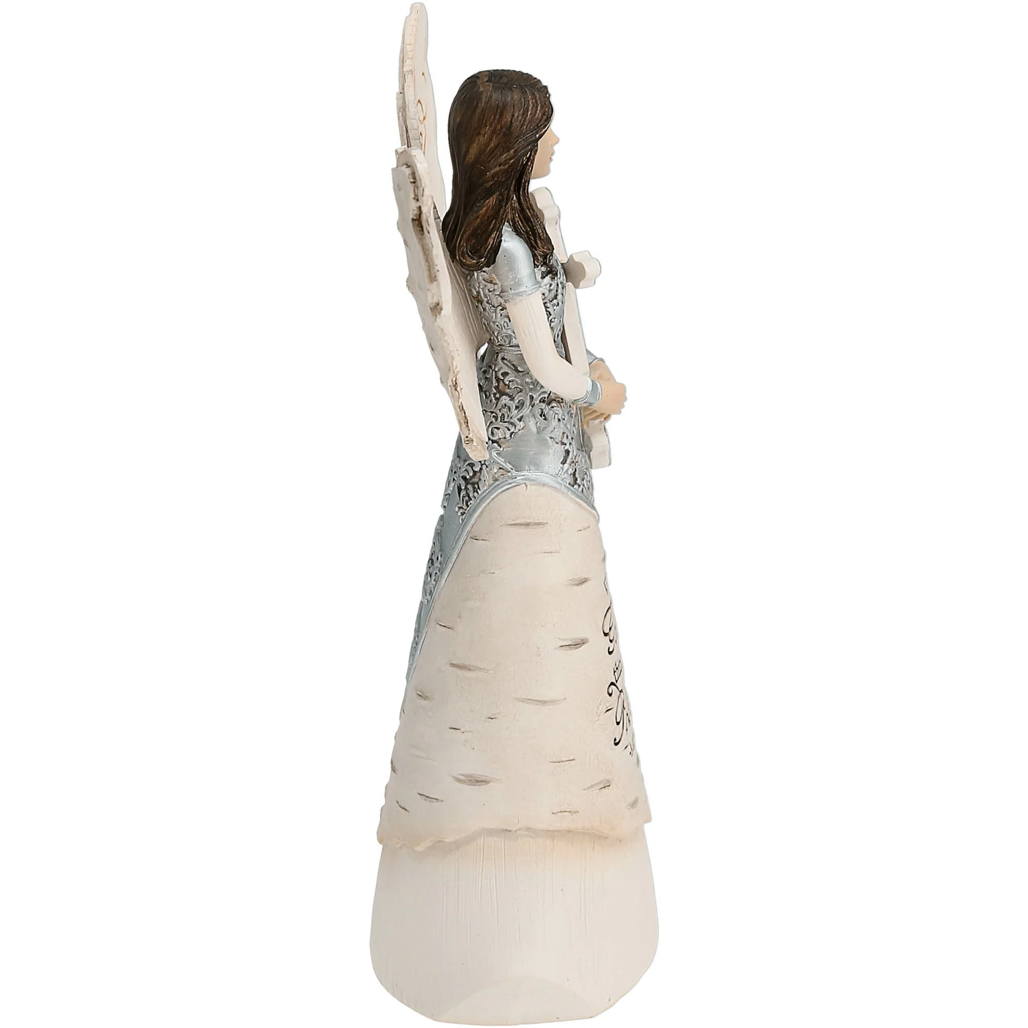 Faith 6.5" Angel Holding Cross - Image 4