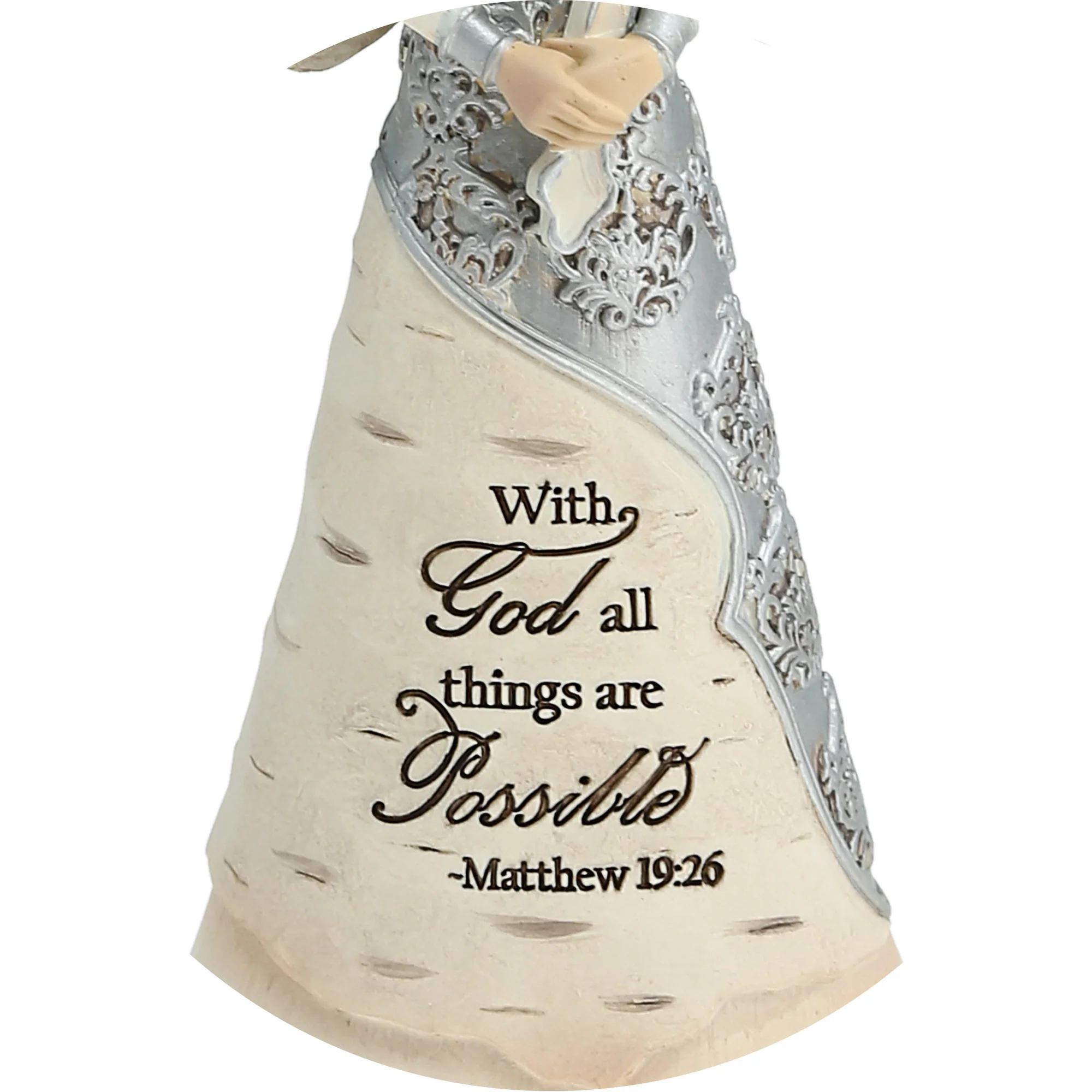 Faith 6.5" Angel Holding Cross - Image 7