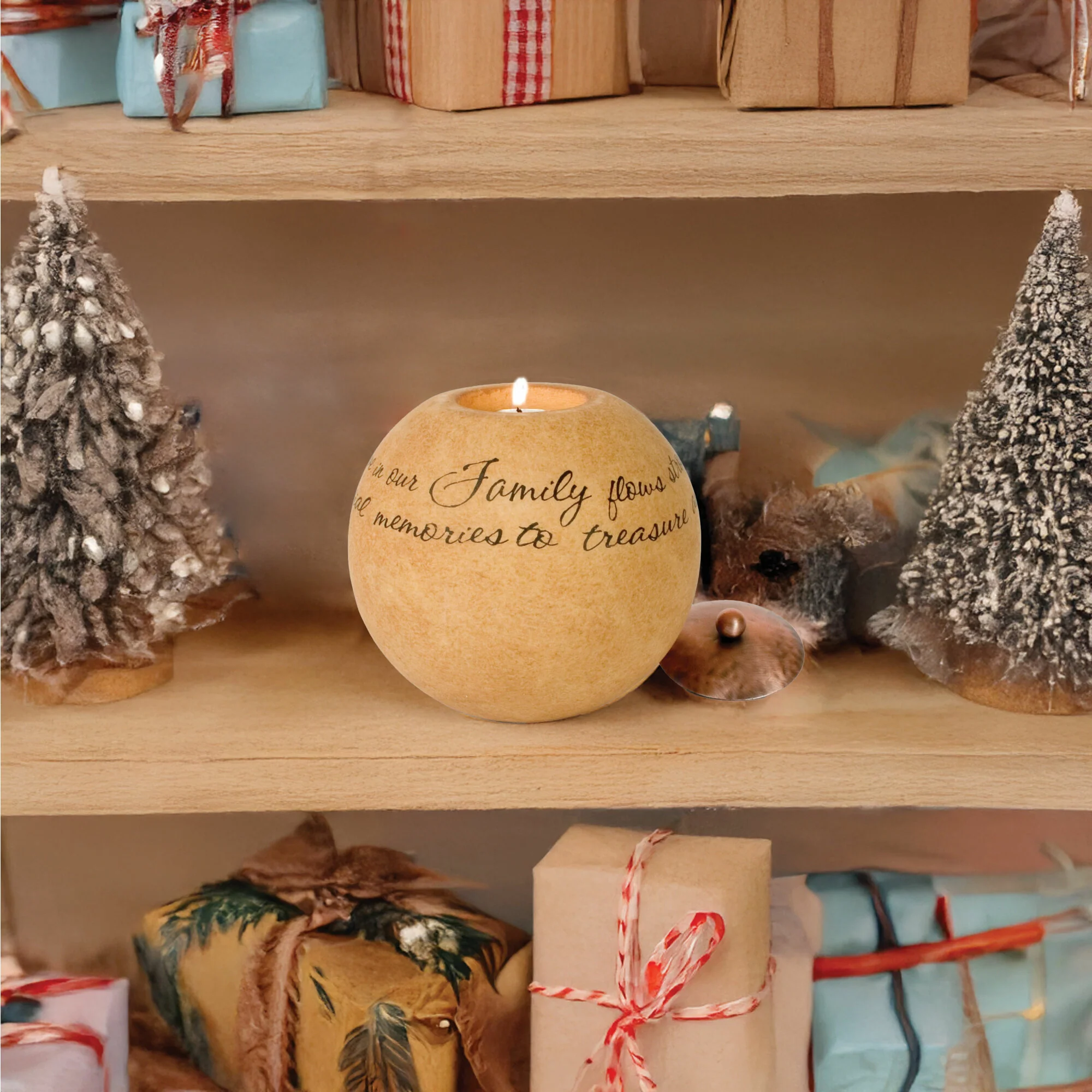 Family 5" Round Candle Holder - Image 4