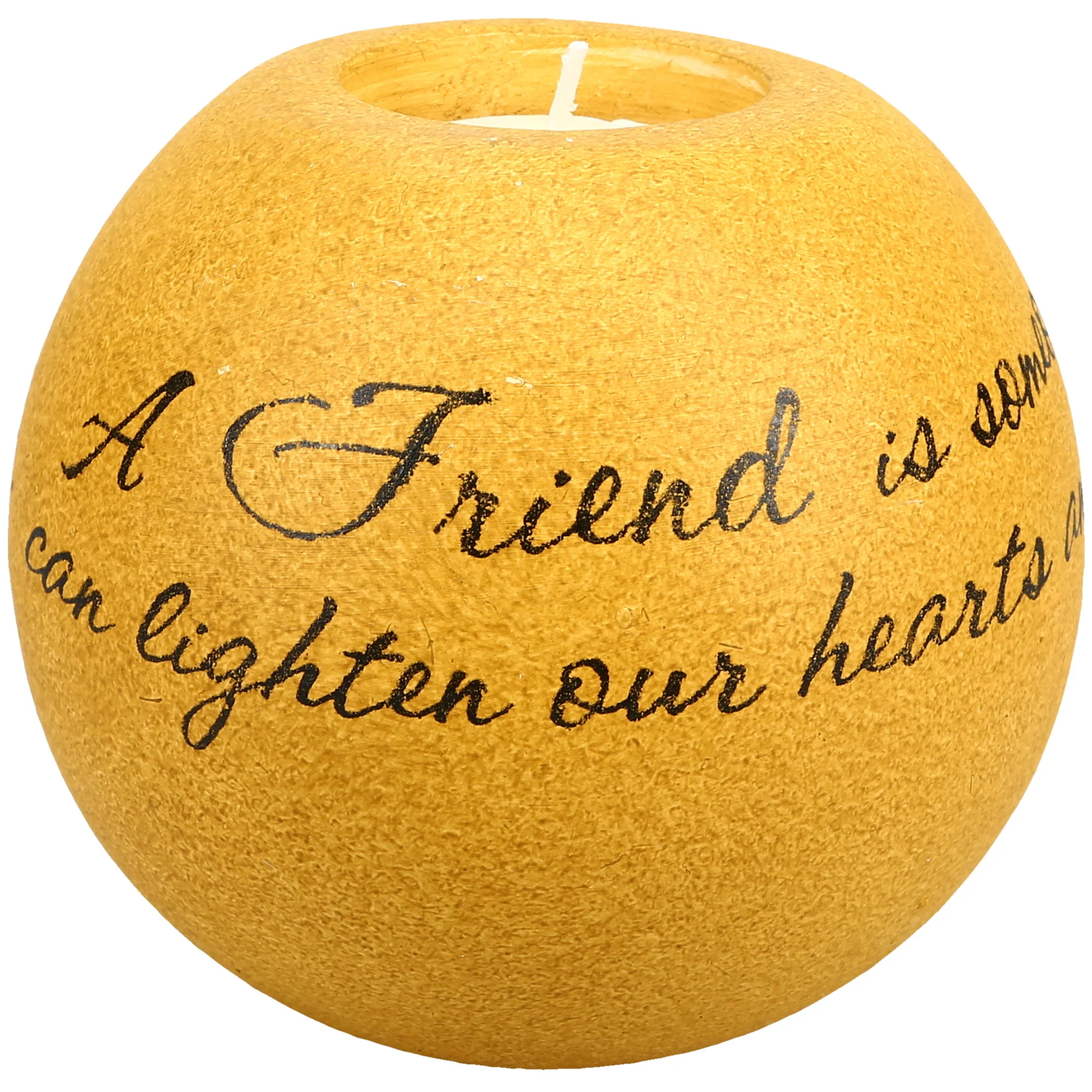 Friend 4.5" Round Candle Holder - Image 3