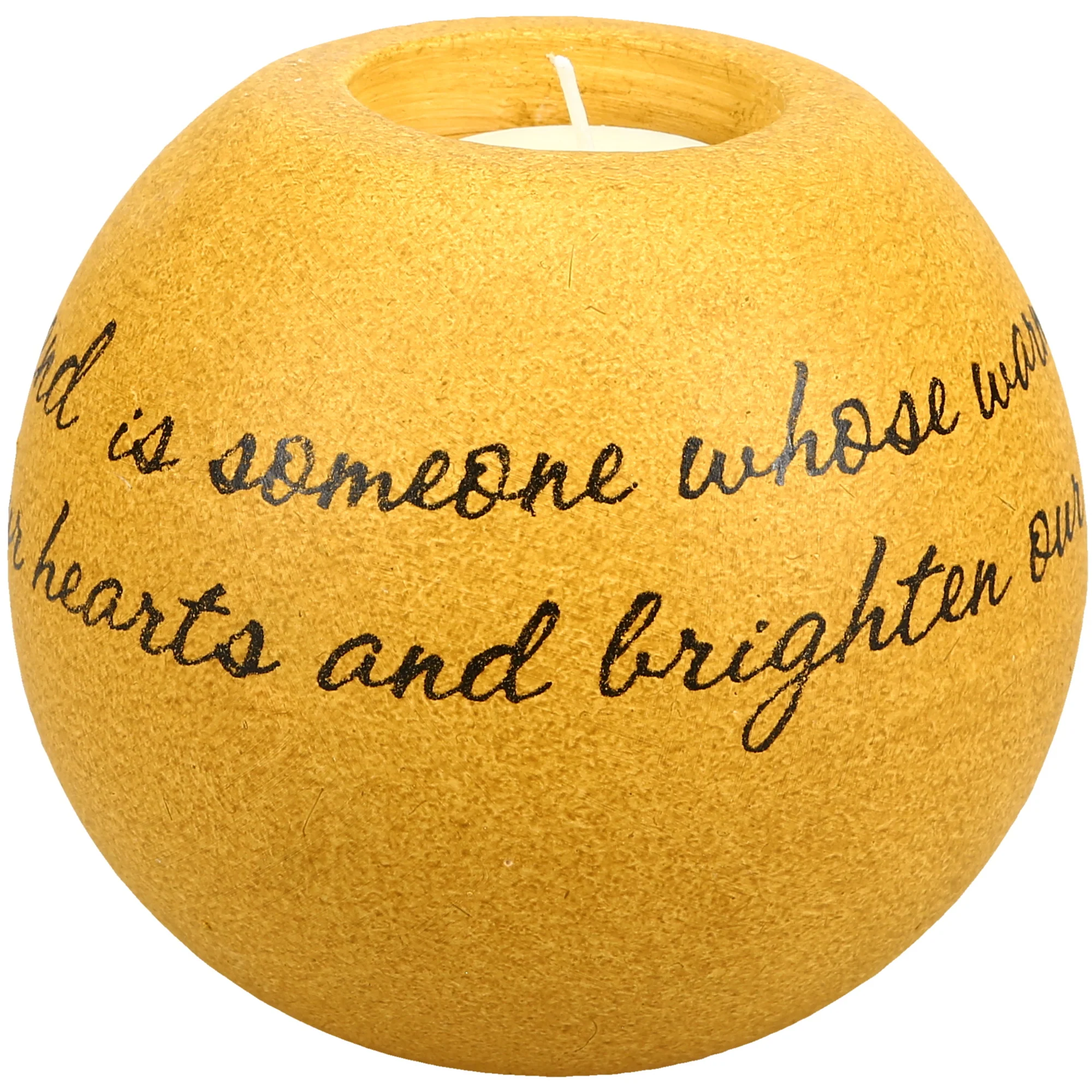 Friend 4.5" Round Candle Holder - Image 4