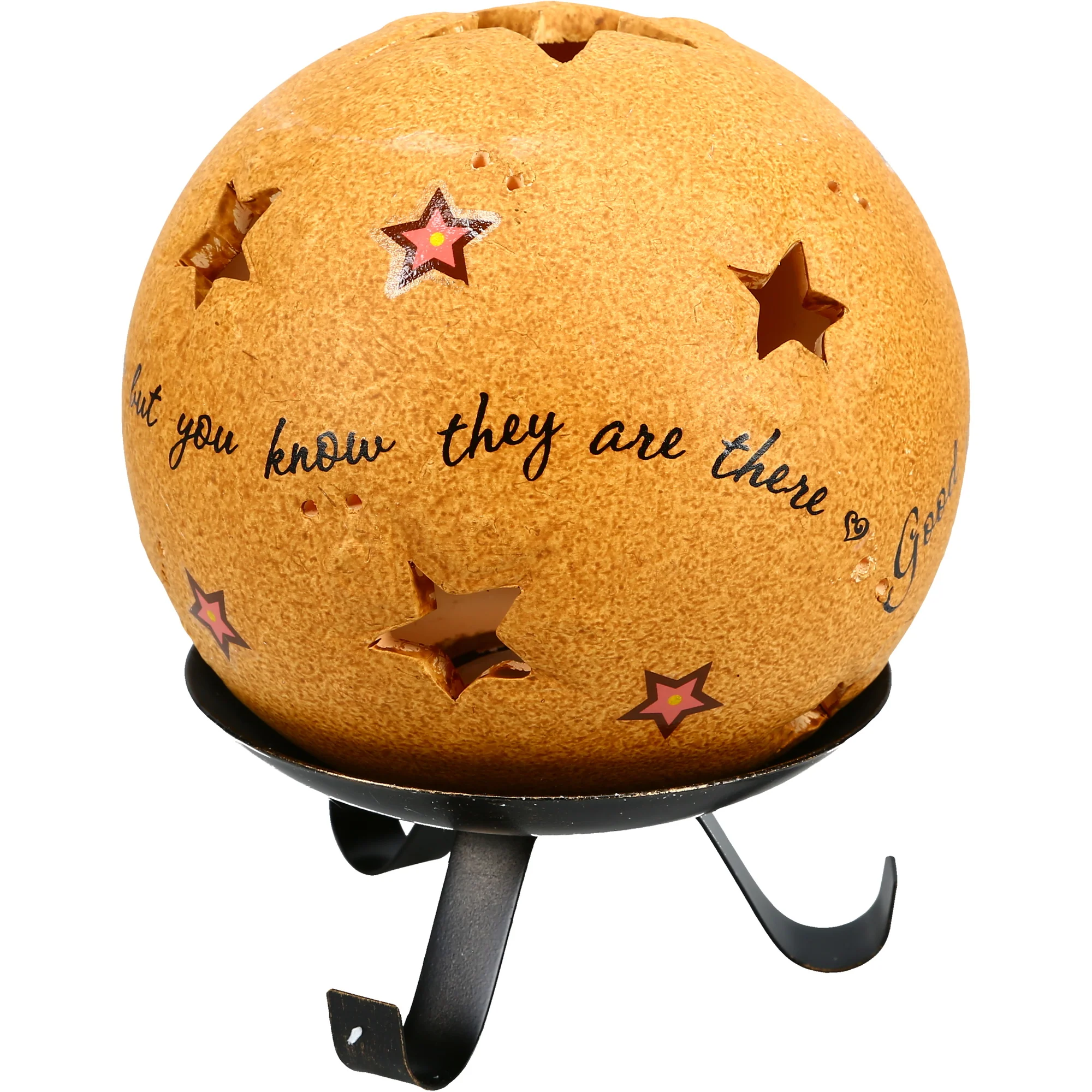Good Friends 5" Pierced Round Stars Candle Holder - Image 8