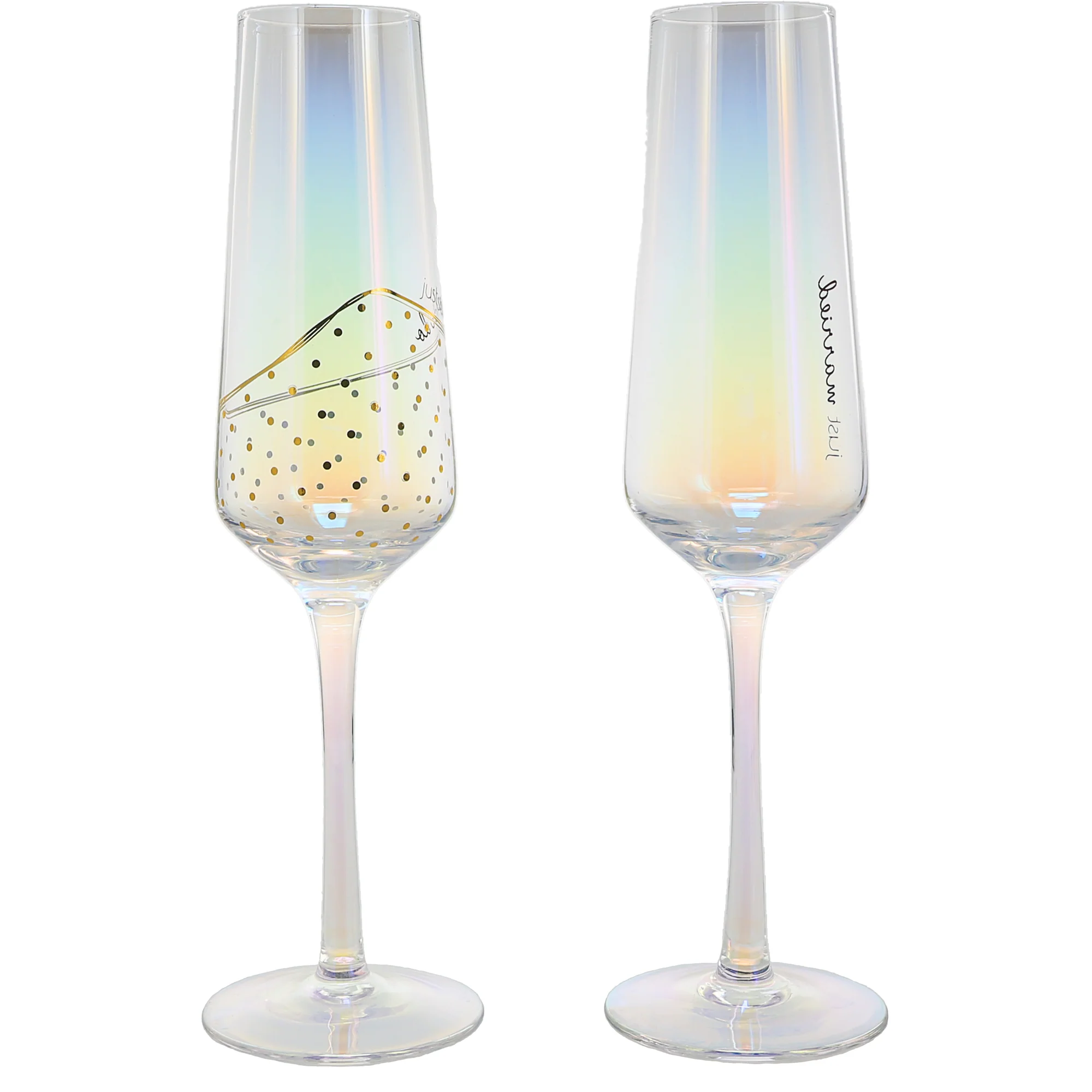 I Do 8 oz Glass Toasting Flute (Set of 2) - Image 5