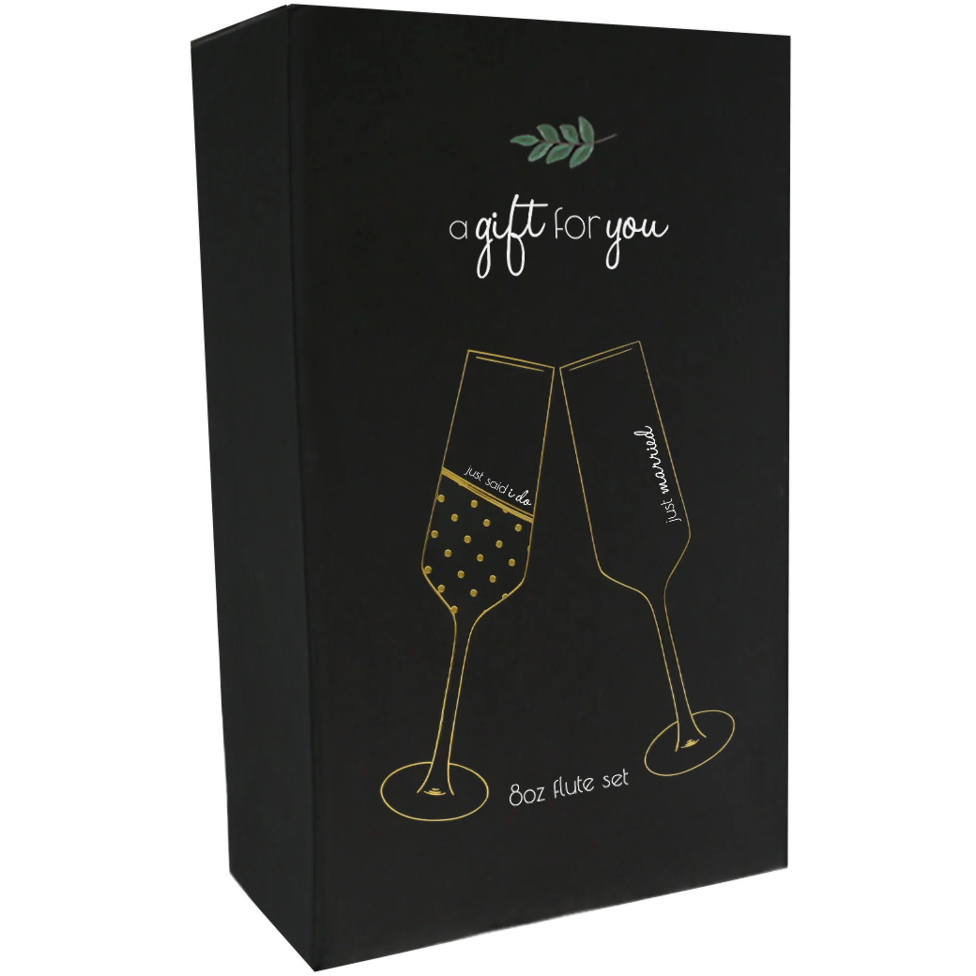 I Do 8 oz Glass Toasting Flute (Set of 2) - Image 8