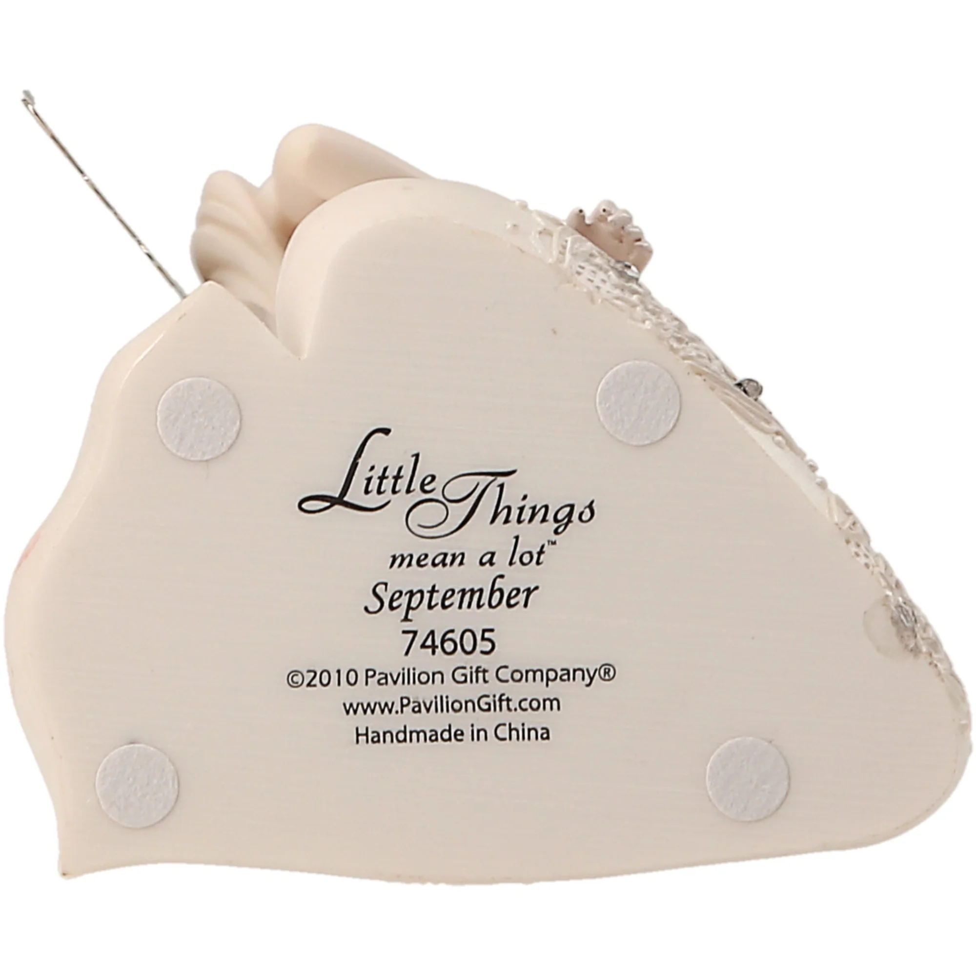 September Birthstone Angel 3.5" September Angel with Sapphire Butterfly - Image 10