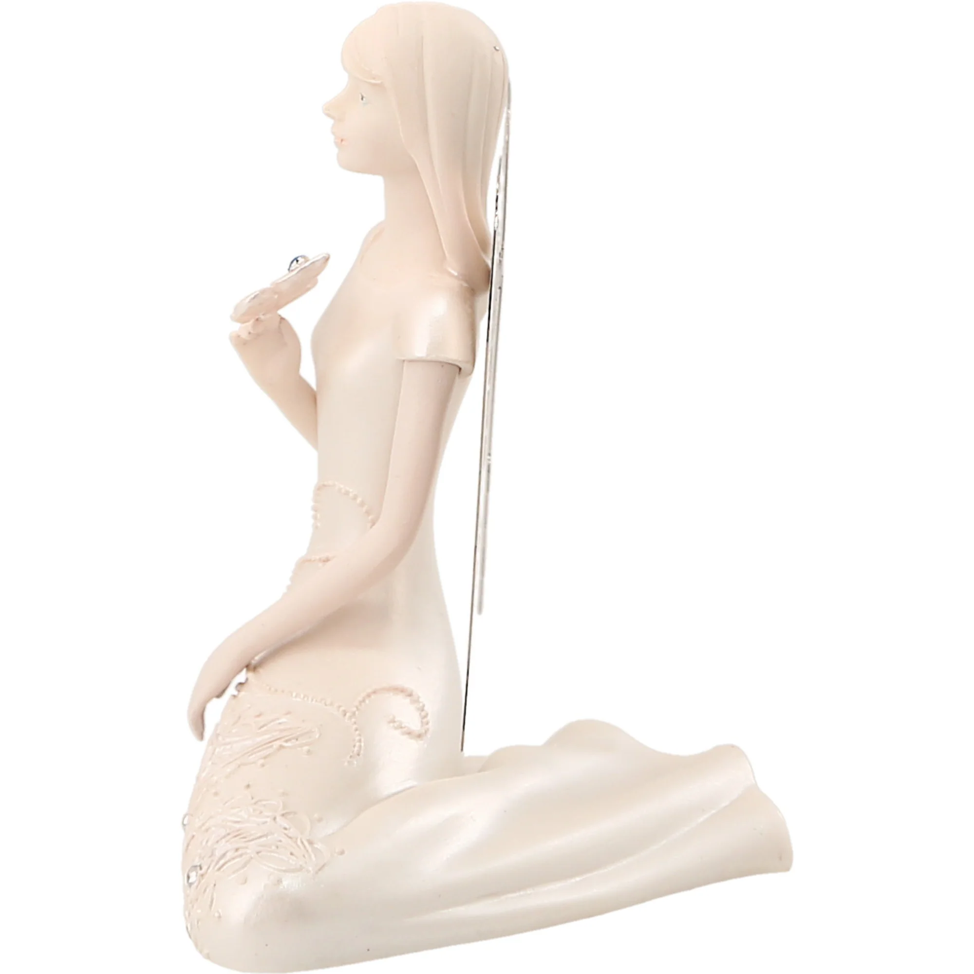 September Birthstone Angel 3.5" September Angel with Sapphire Butterfly - Image 5