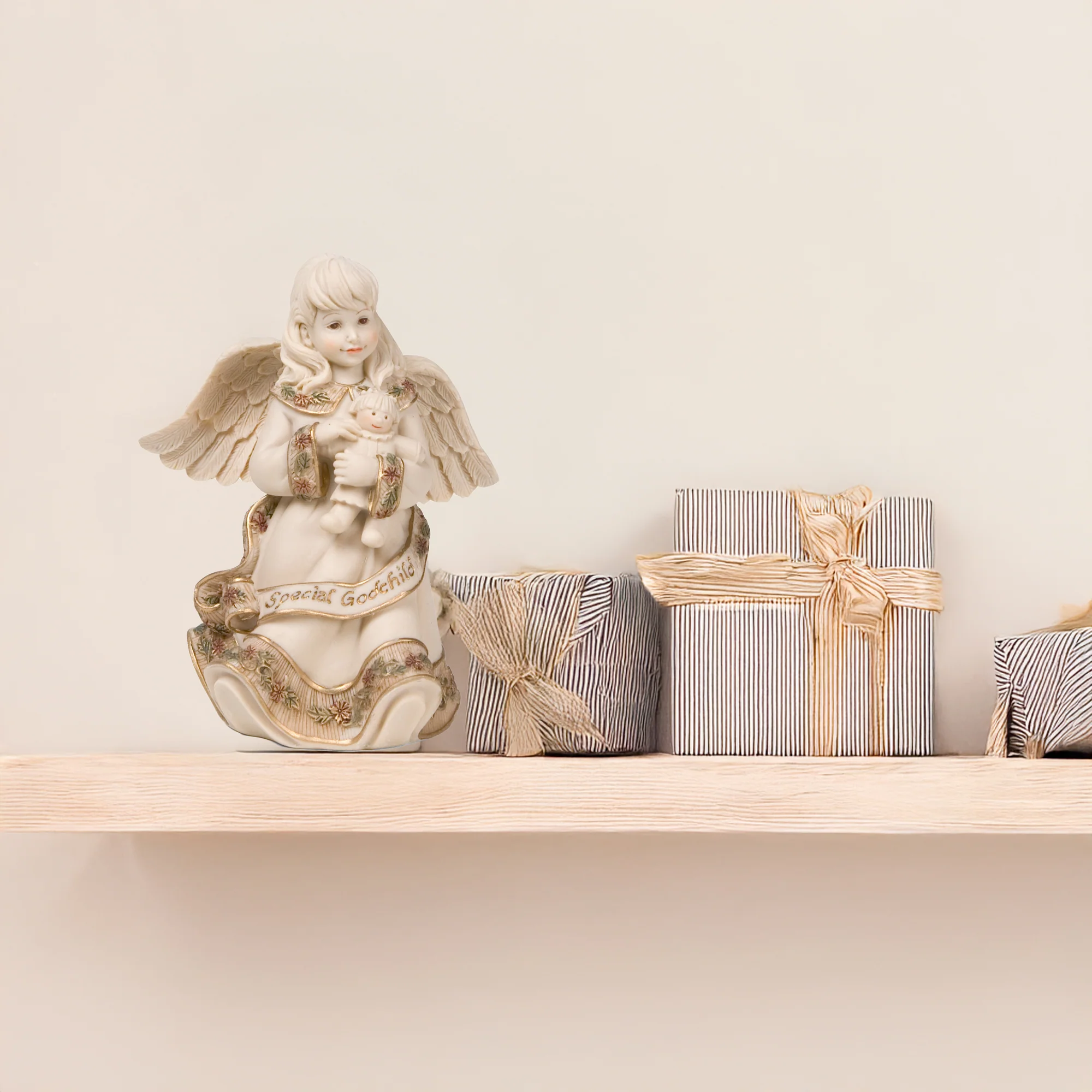 Special Godchild Angel 4.5" Angel with Doll - Image 4